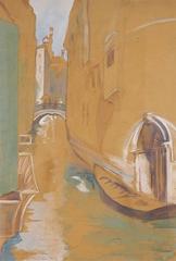 Venice, Painted by Anita Willets-Burnham, Dated 1920
