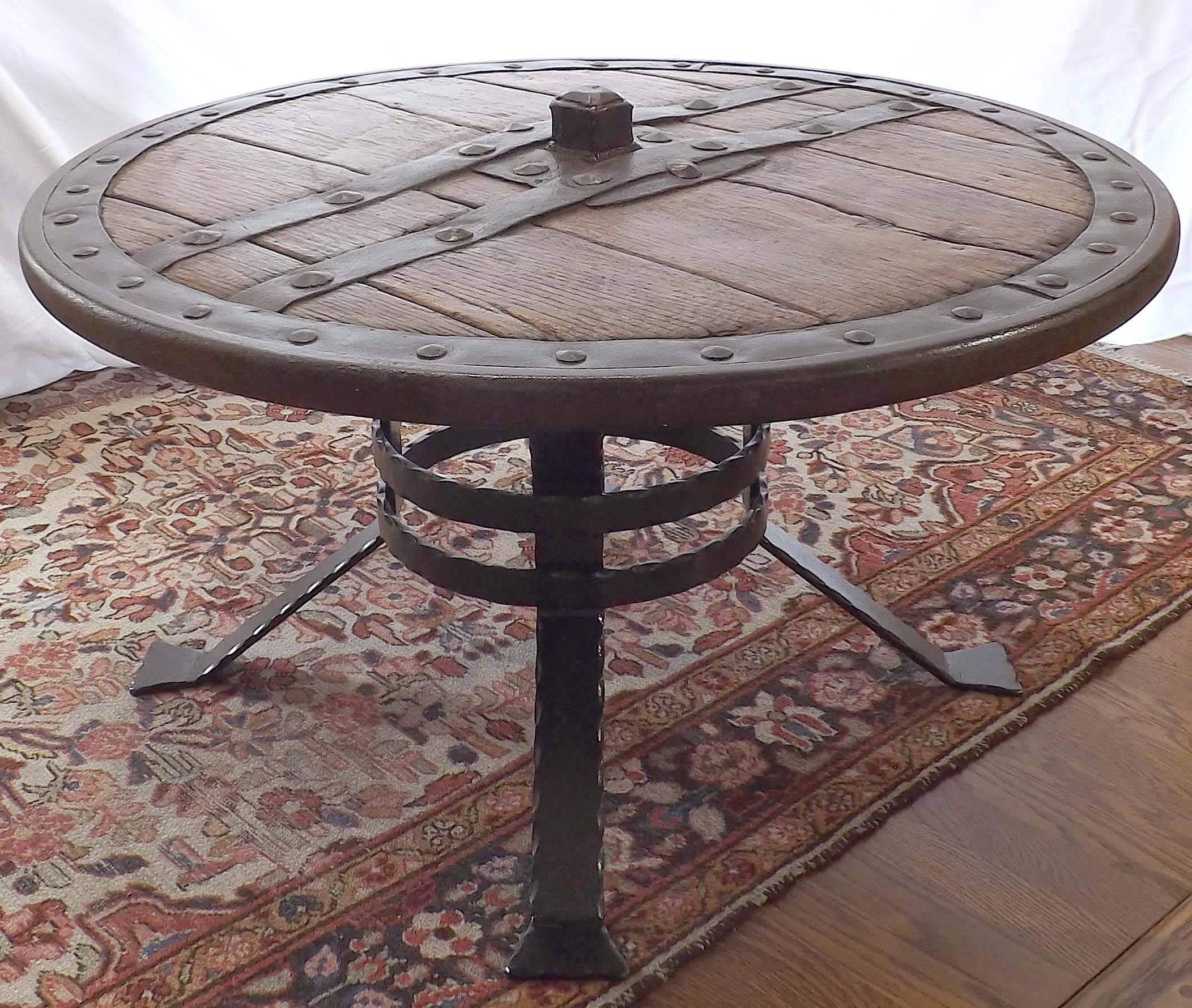 wagon wheel table