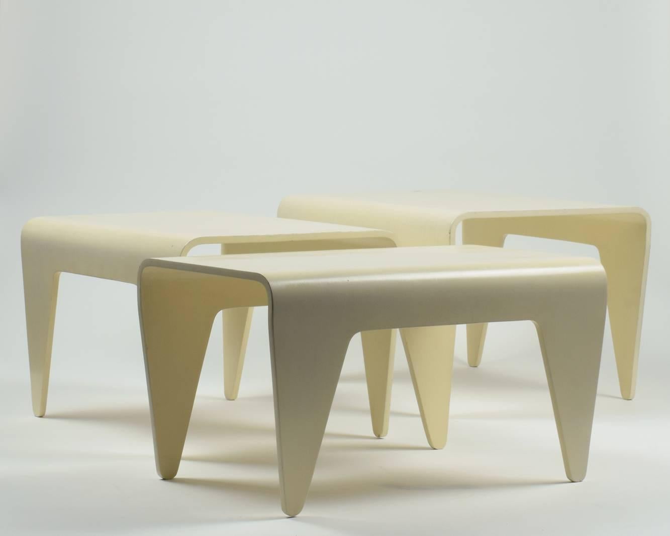 Marcel Breuer, 'Isokon Tables, ' Set of Three Nesting Tables for Isokon, 1936 In Good Condition In London, GB