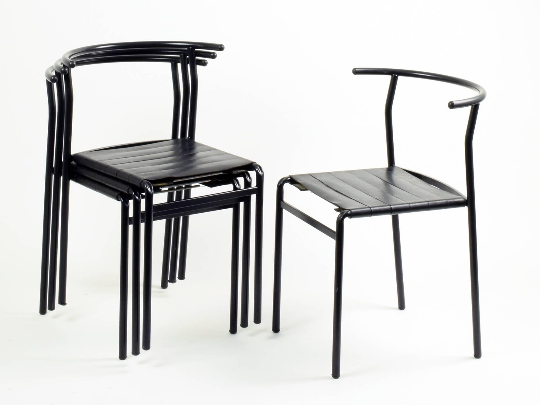 Philippe Starck Eight 'Café Chairs' for Baleri Italia, 1984, Café Costes Paris 1