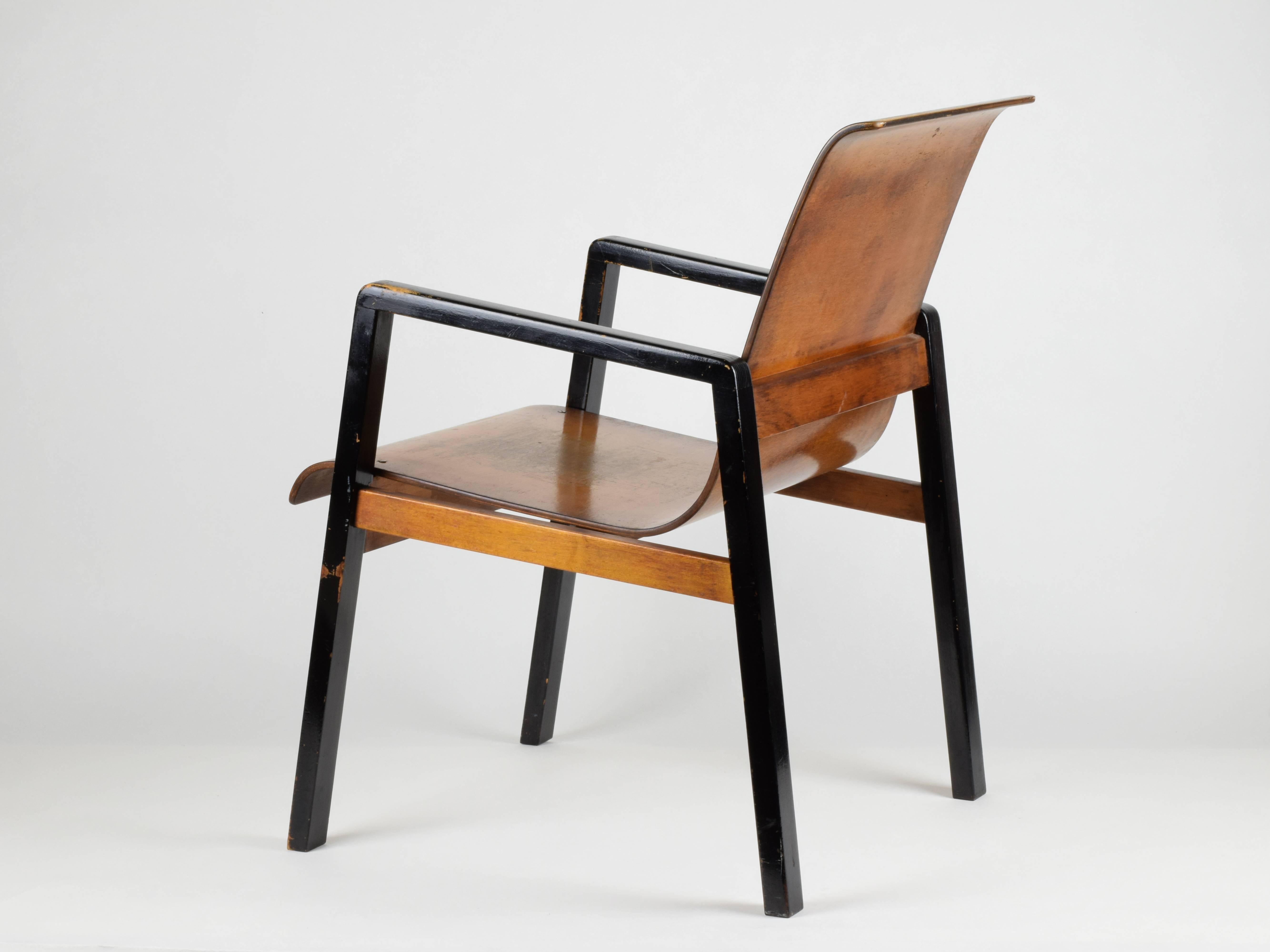 Alvar Aalto, Armchair Model 51, 1932 In Good Condition In London, GB