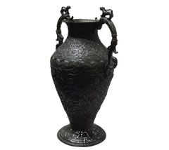 Magnificent Moghul Hand Engraved Brass Vase, circa 1890