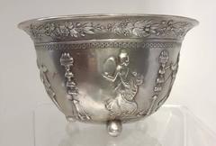 Attributed to Edward F. Caldwell & Co, New York, Silvered Bronze Bowl circa 1890