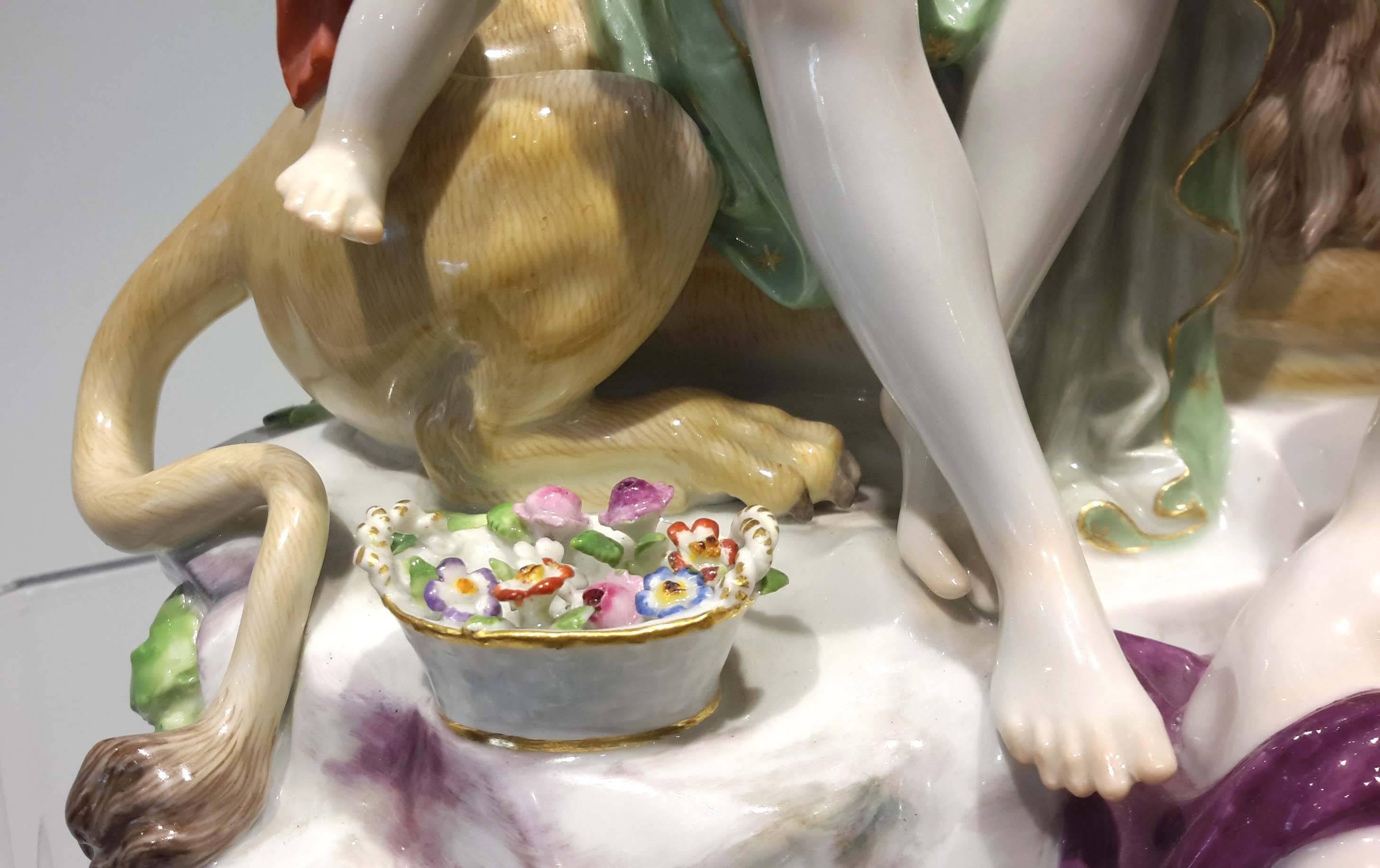 A Meissen Porcelain Group of Cybele Circa 1910 2
