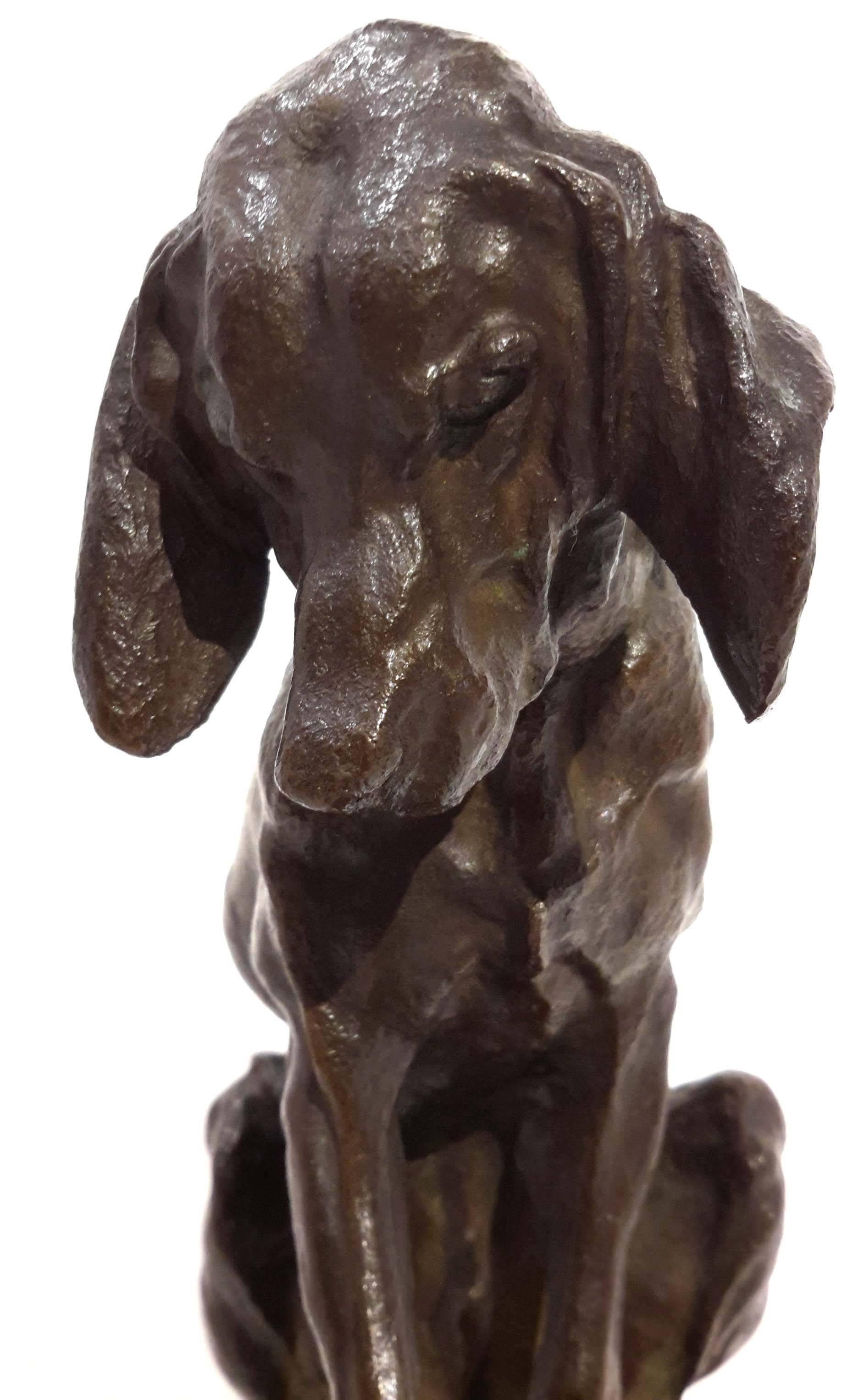 barye bronze dog