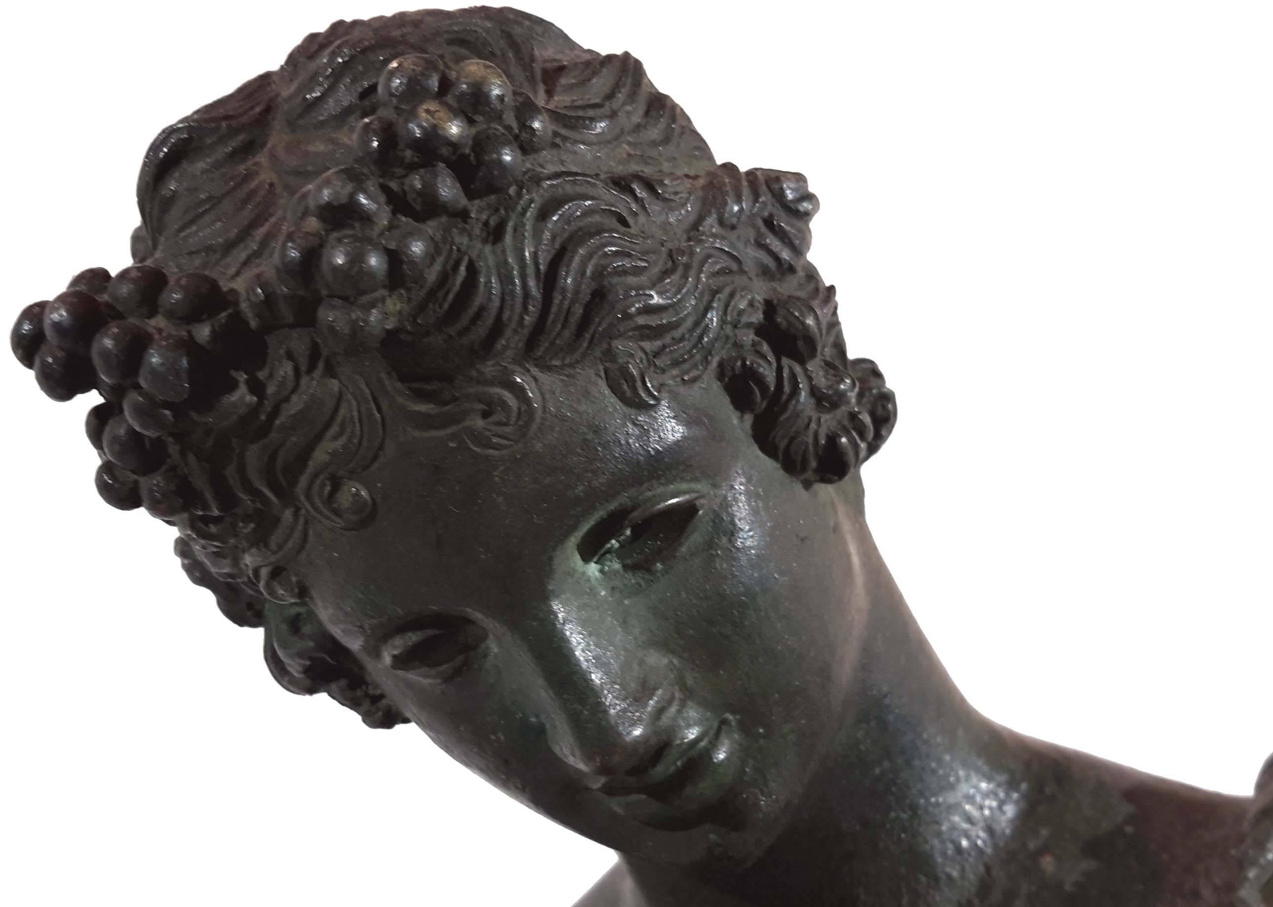 Bronze de l'Adonis du Grand Tour napolitain, Naples, vers 1890 en vente 1