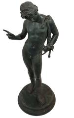 Neopolitan Grand Tour Bronze of Adonis, Naples, circa 1890