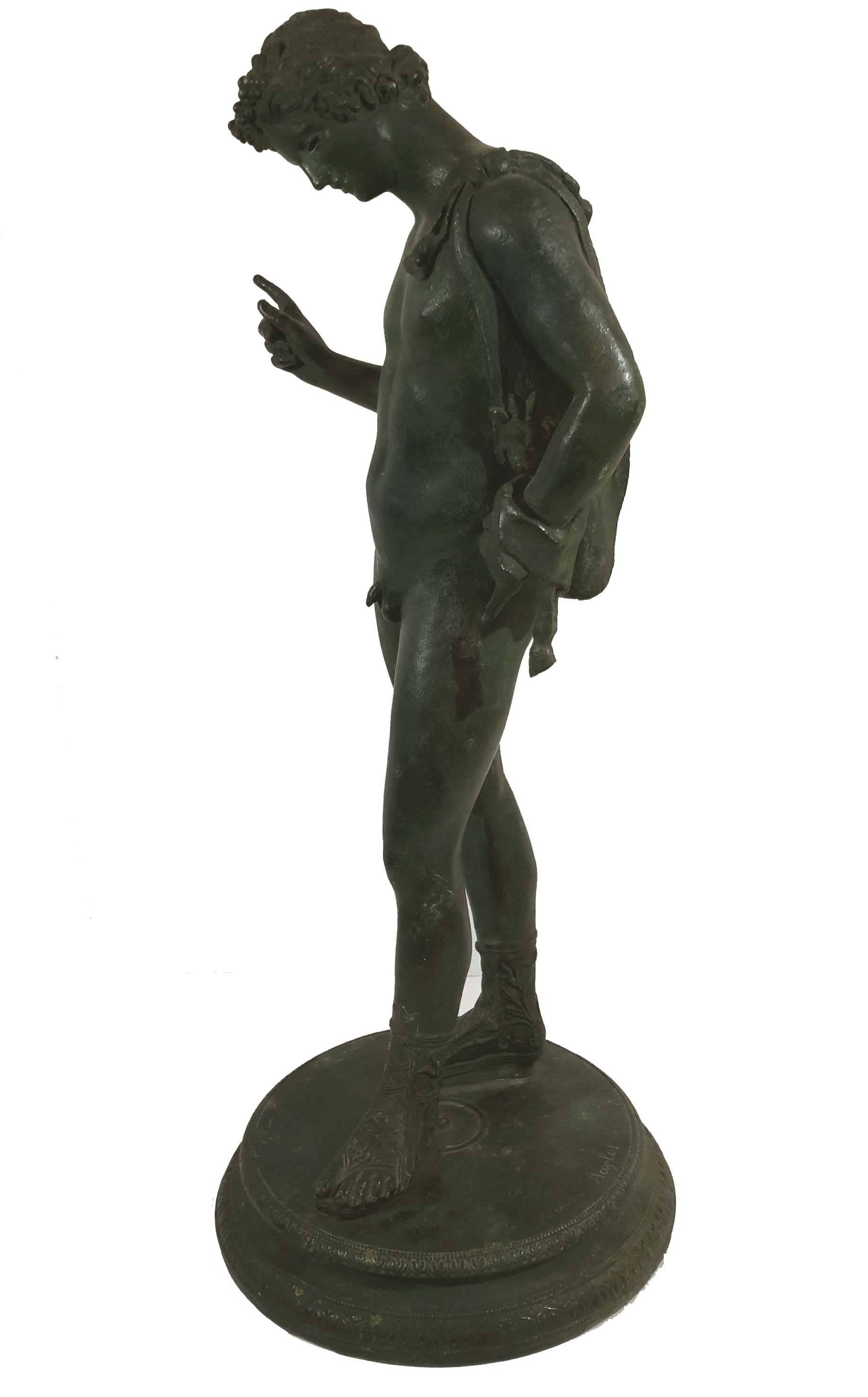 italien Bronze de l'Adonis du Grand Tour napolitain, Naples, vers 1890 en vente