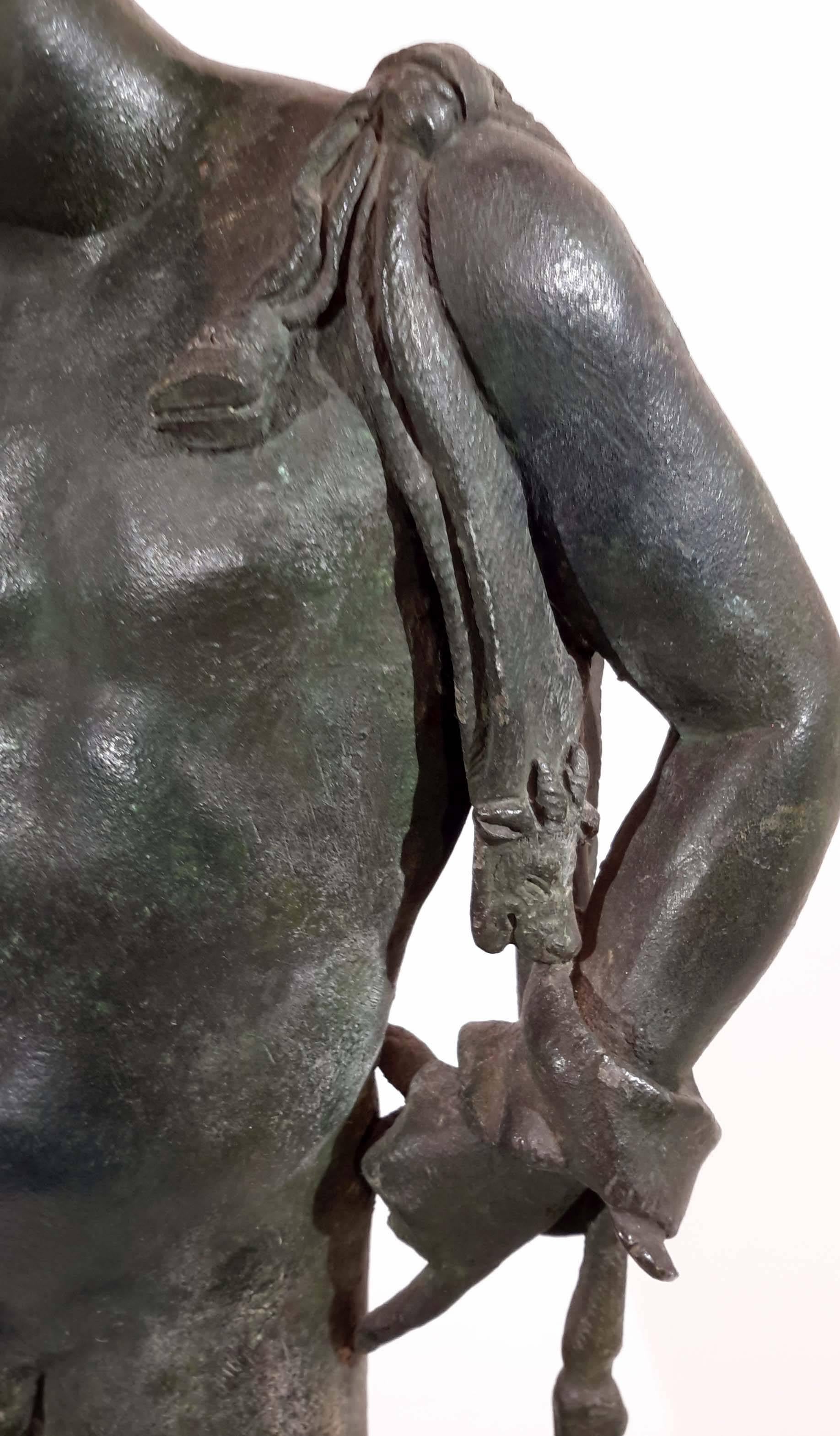 Bronze de l'Adonis du Grand Tour napolitain, Naples, vers 1890 en vente 2