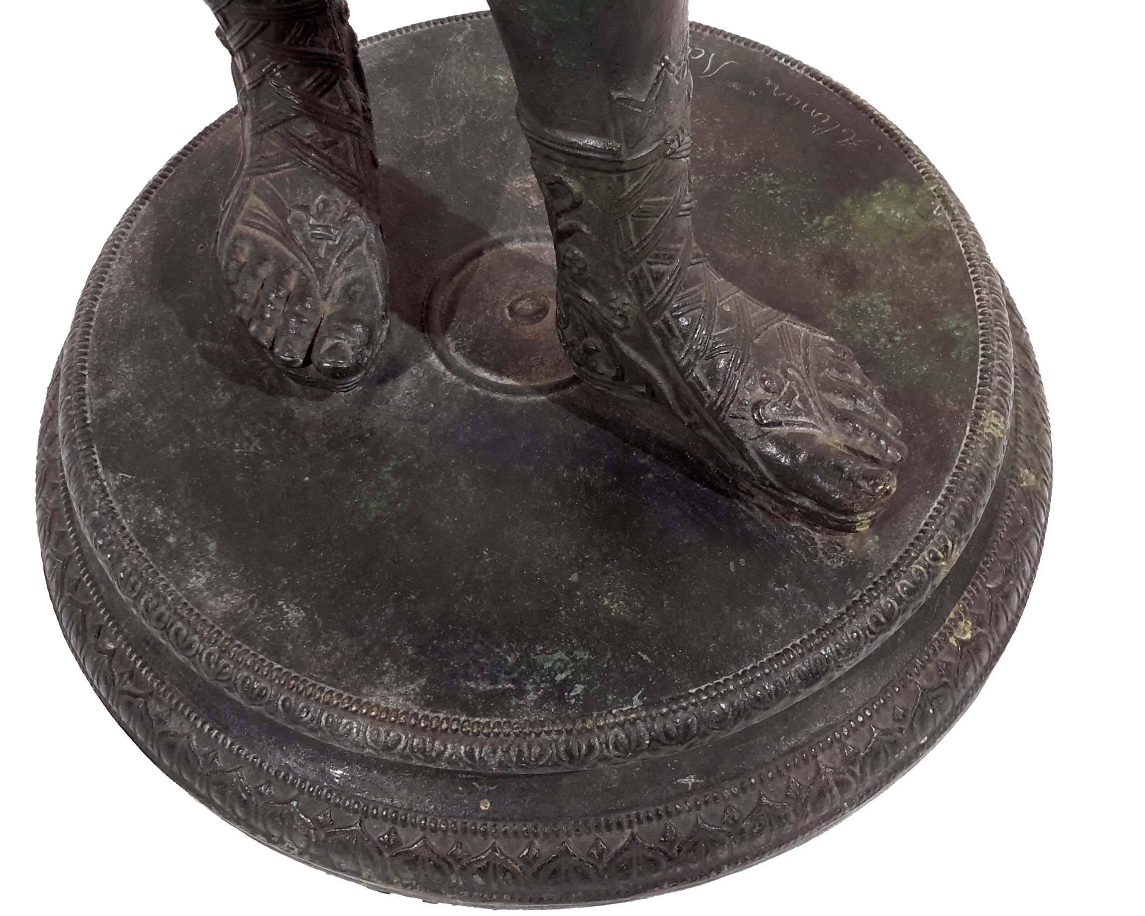 Bronze de l'Adonis du Grand Tour napolitain, Naples, vers 1890 en vente 3