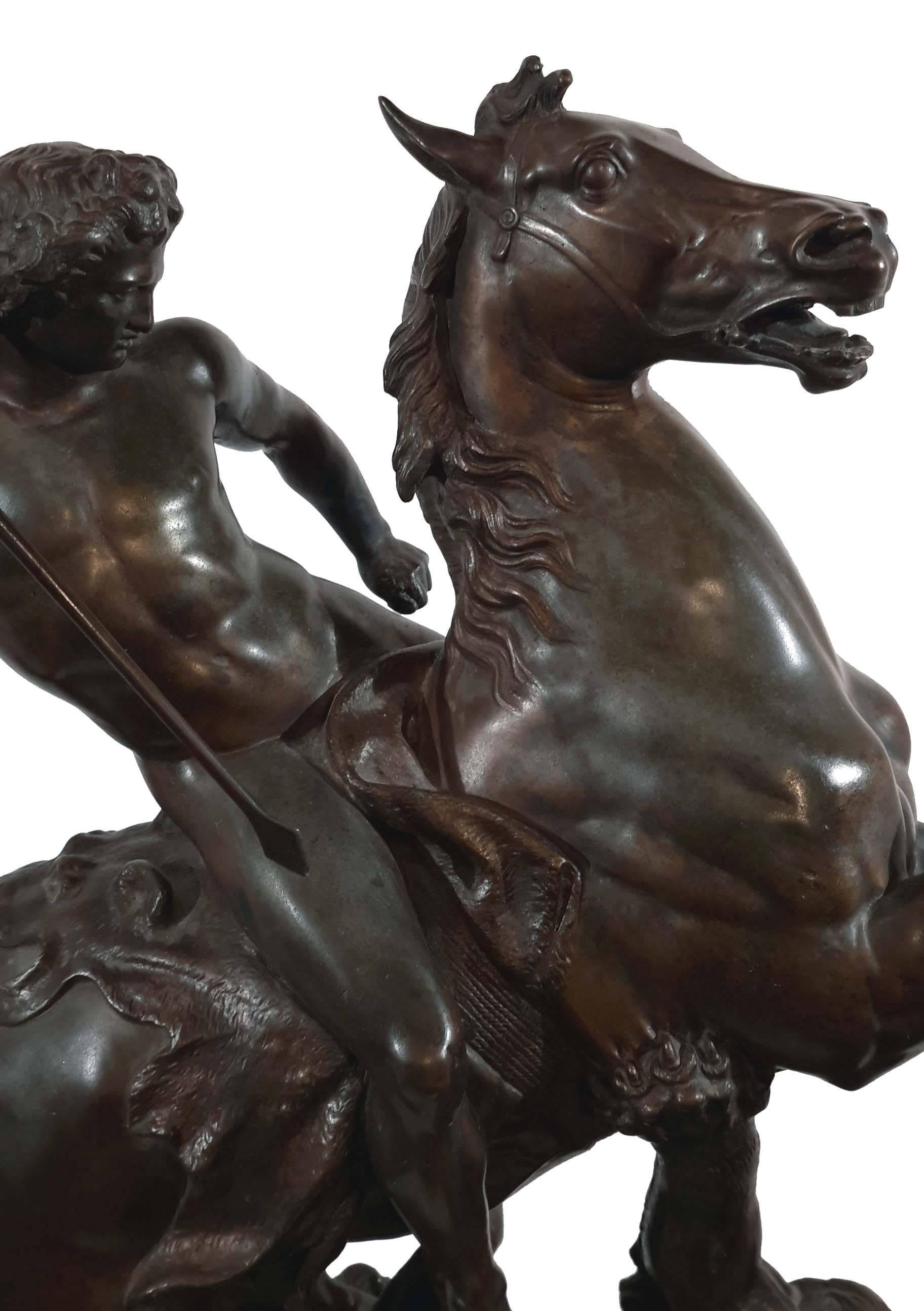 19th Century Patinated Metal Sculpture, French, circa 1890 2