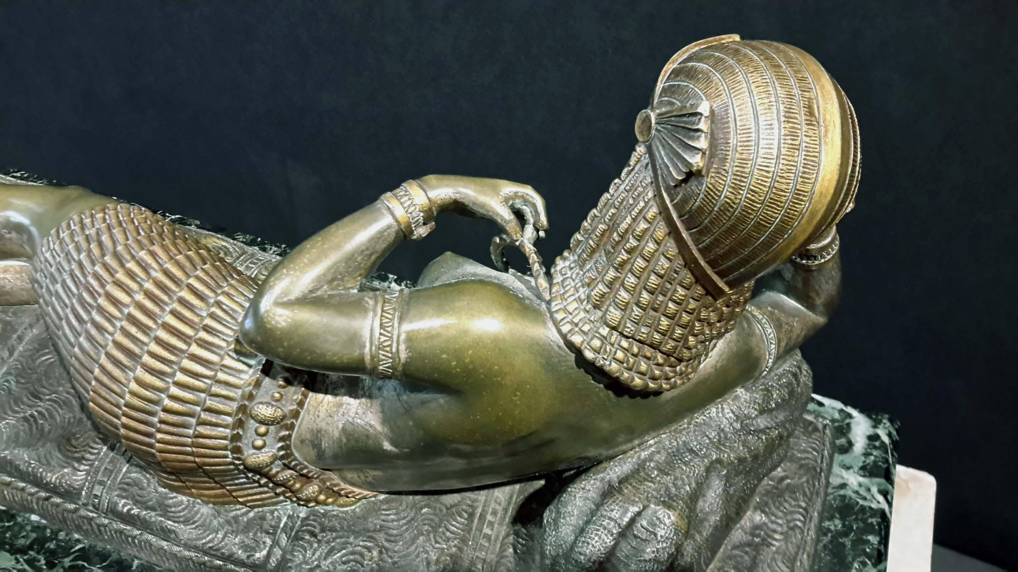 Art Deco Bronze of Cleopatra, circa 1920 In Good Condition For Sale In New York, NY