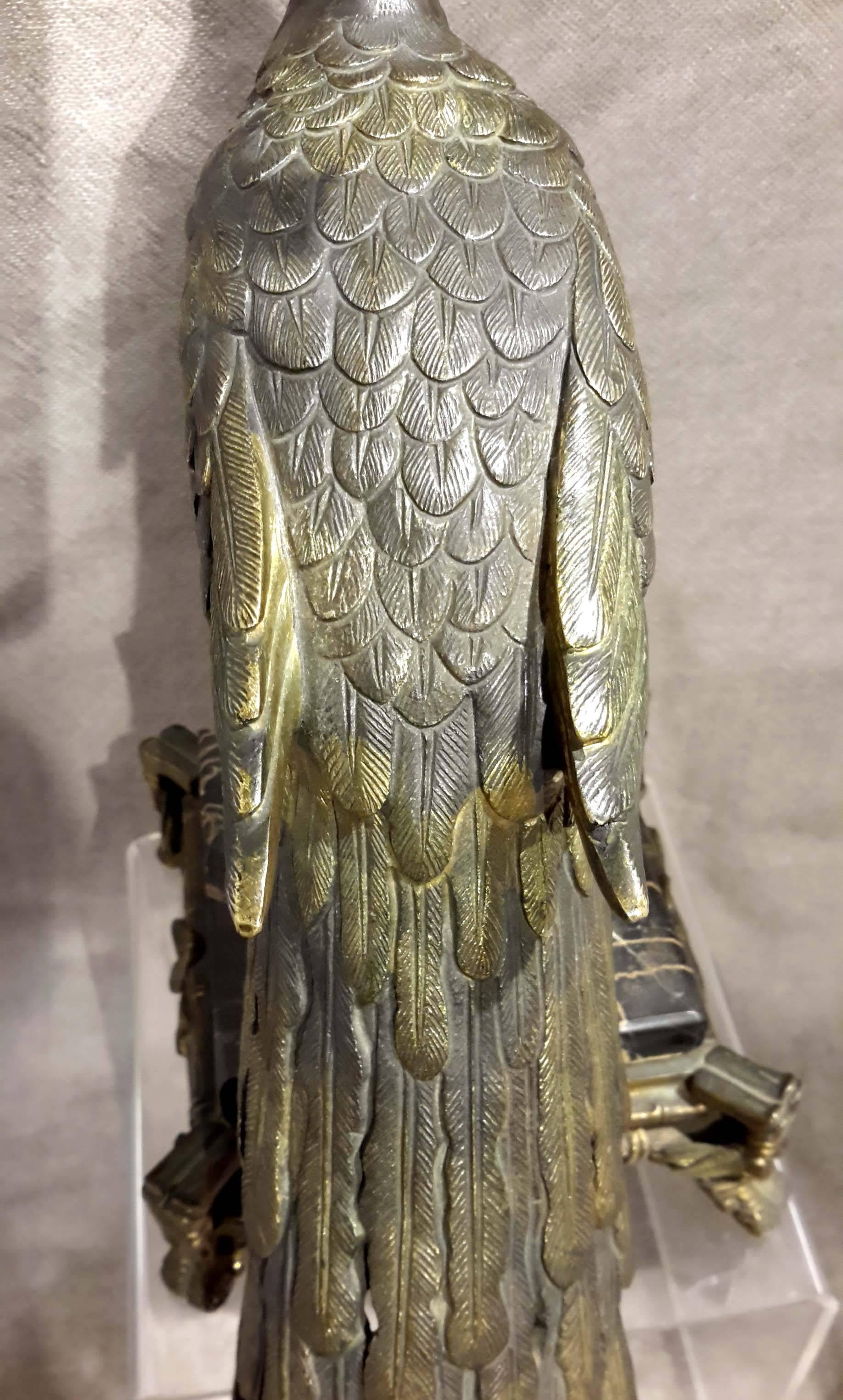 Parcel Bronze Phoenix Bird, French Japonism, 19th Century For Sale 2