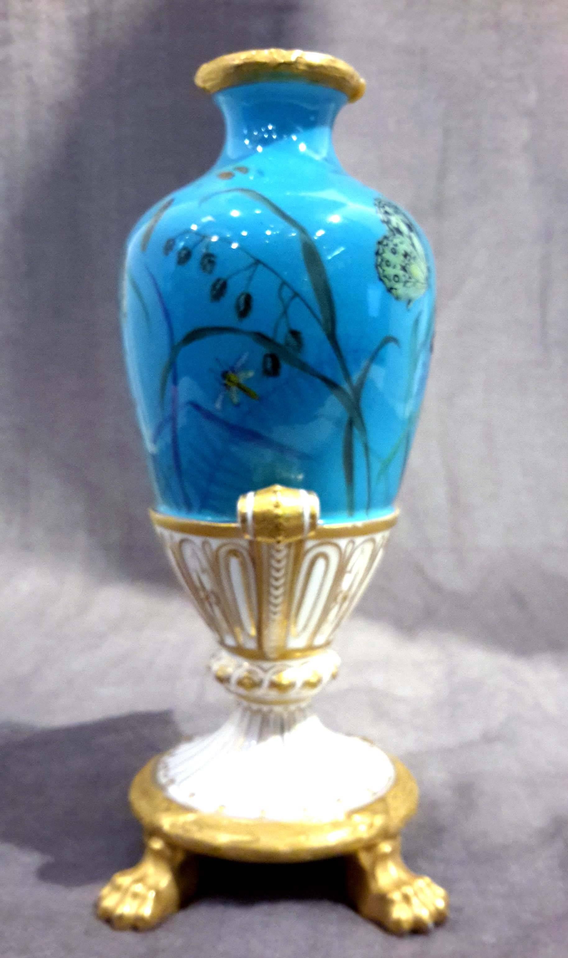 Aesthetic Movement Rare Royal Worcester Aesthetic Porcelain Vase, 19th century For Sale