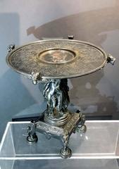 Tazza en bronze de style néo-égyptien Grand Tour, 19ème siècle