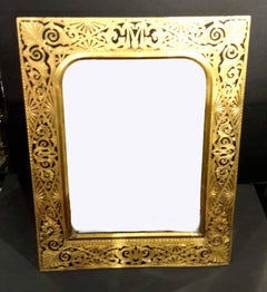 Large Gilt Bronze Dresser Mirror, 19th Century