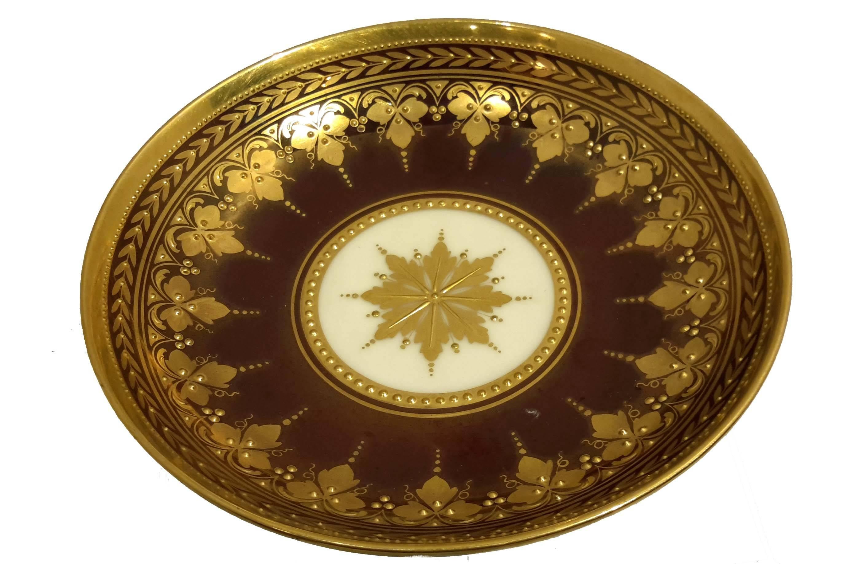 Royal Vienna Porcelain Portrait Demitasse Cup and Saucer, Austria, circa 1890 1