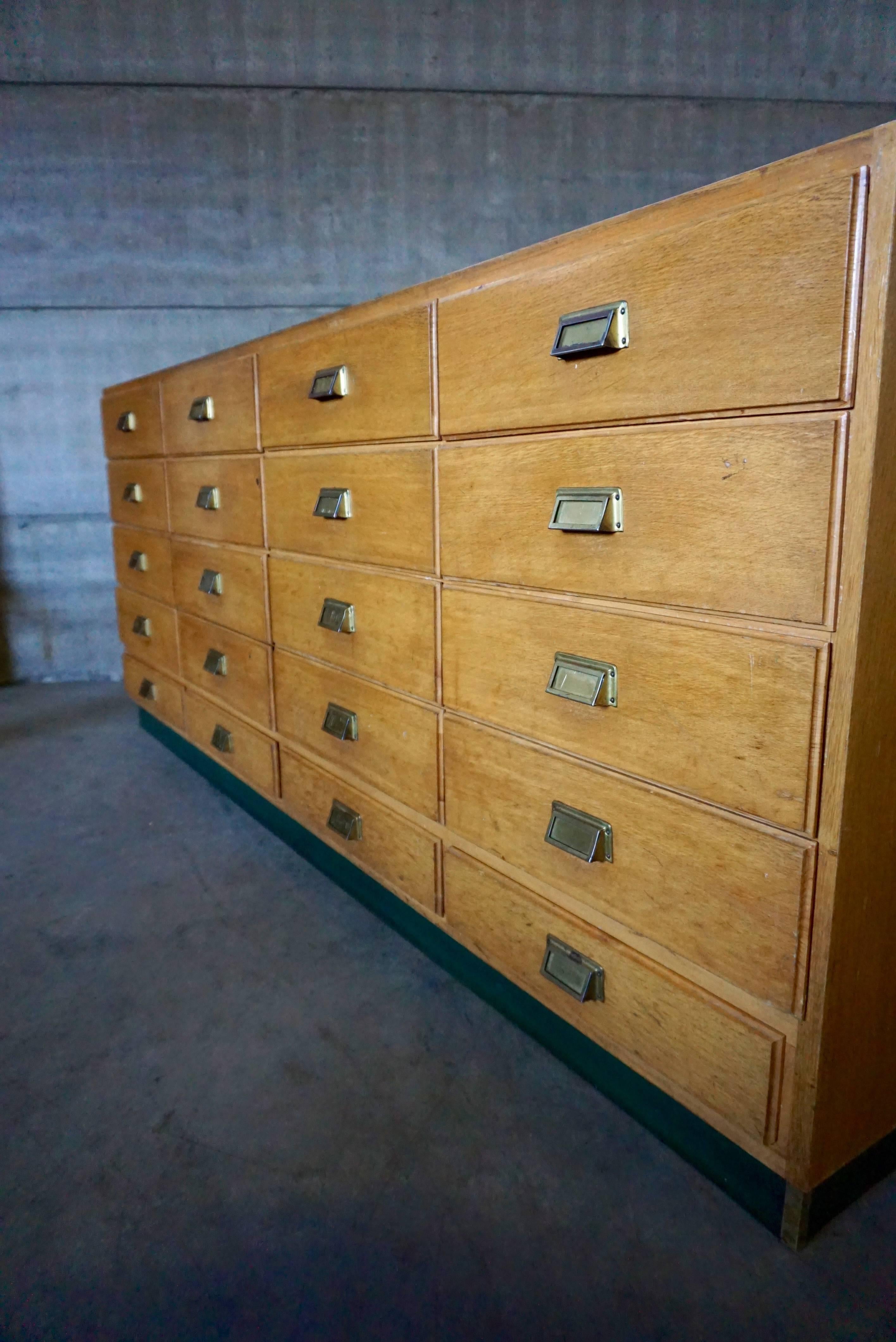 Vintage German Haberdashery Cabinet, 1950s 1