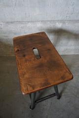Vintage Industrial Stool by Rowac