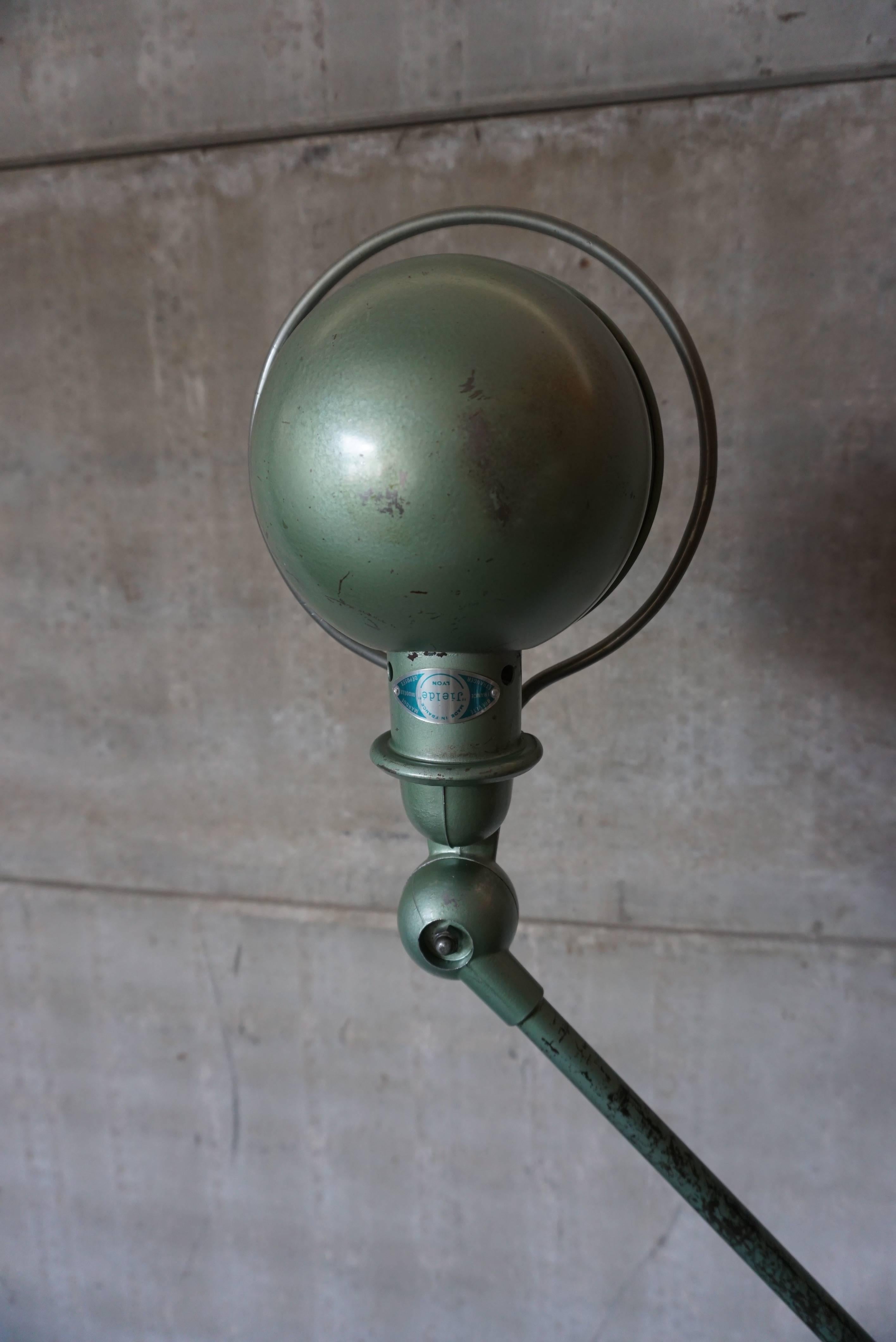 Four-Armed Industrial Vespa Lamp by Jean-Louis Domecq for Jieldé In Good Condition In Nijmegen, NL