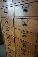 Oak Haberdashery Cabinet from the 1920s