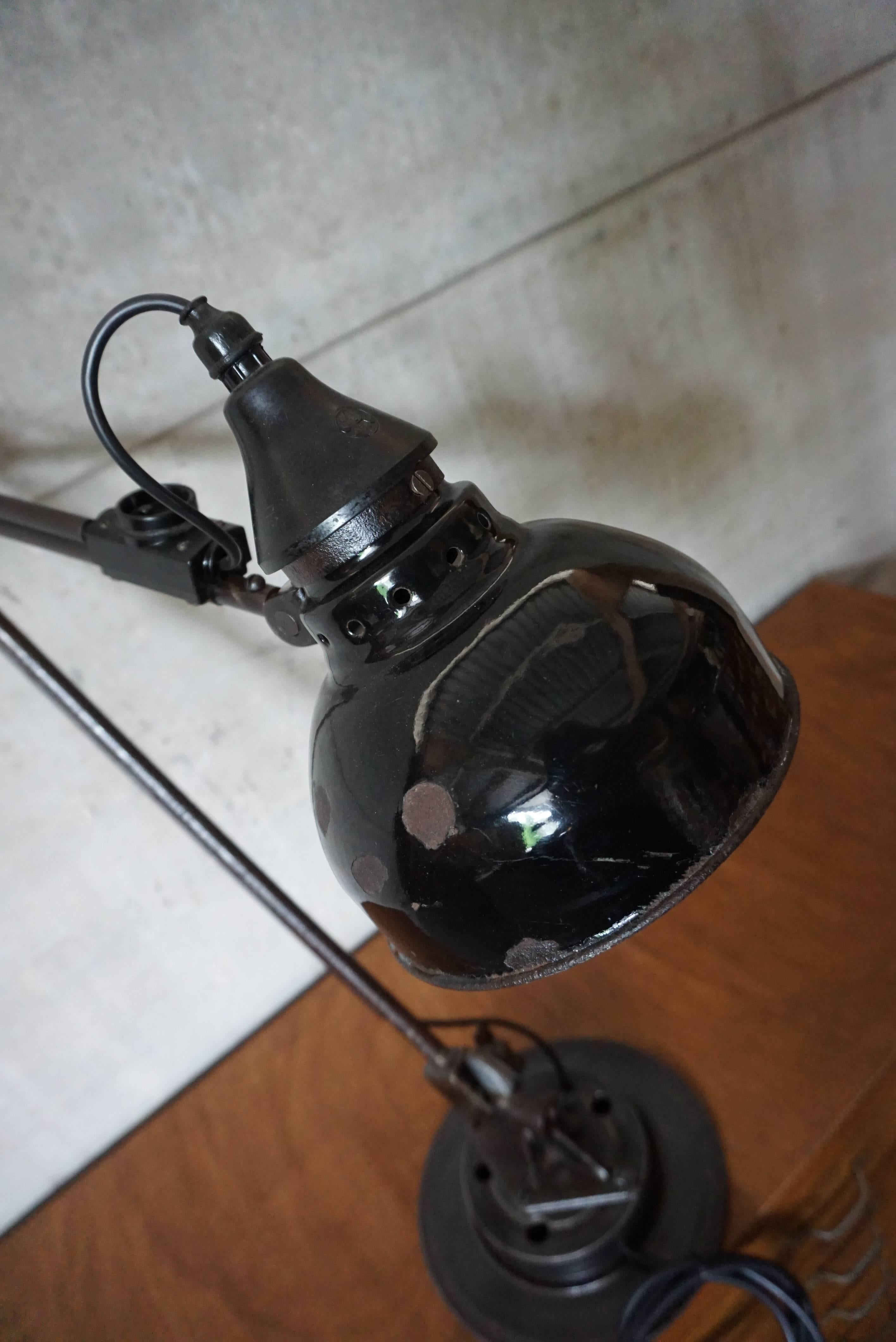 20th Century Industrial Desk Lamp by Ernst Rademacher, 1930s
