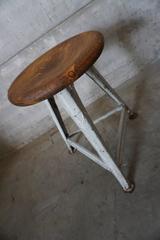 German Industrial Stool by Rowac, 1930s