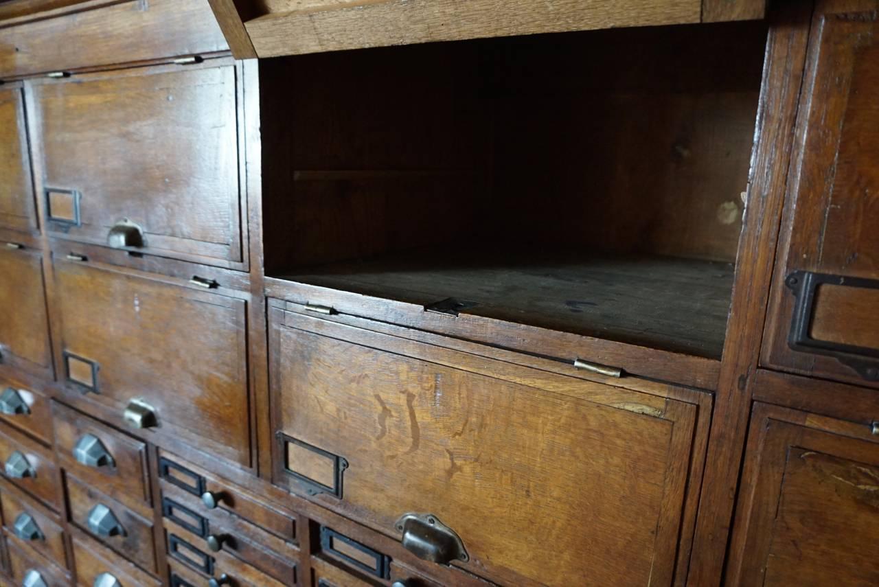 French Oak Jewelers or Apothecary Cabinet, 1930s 2