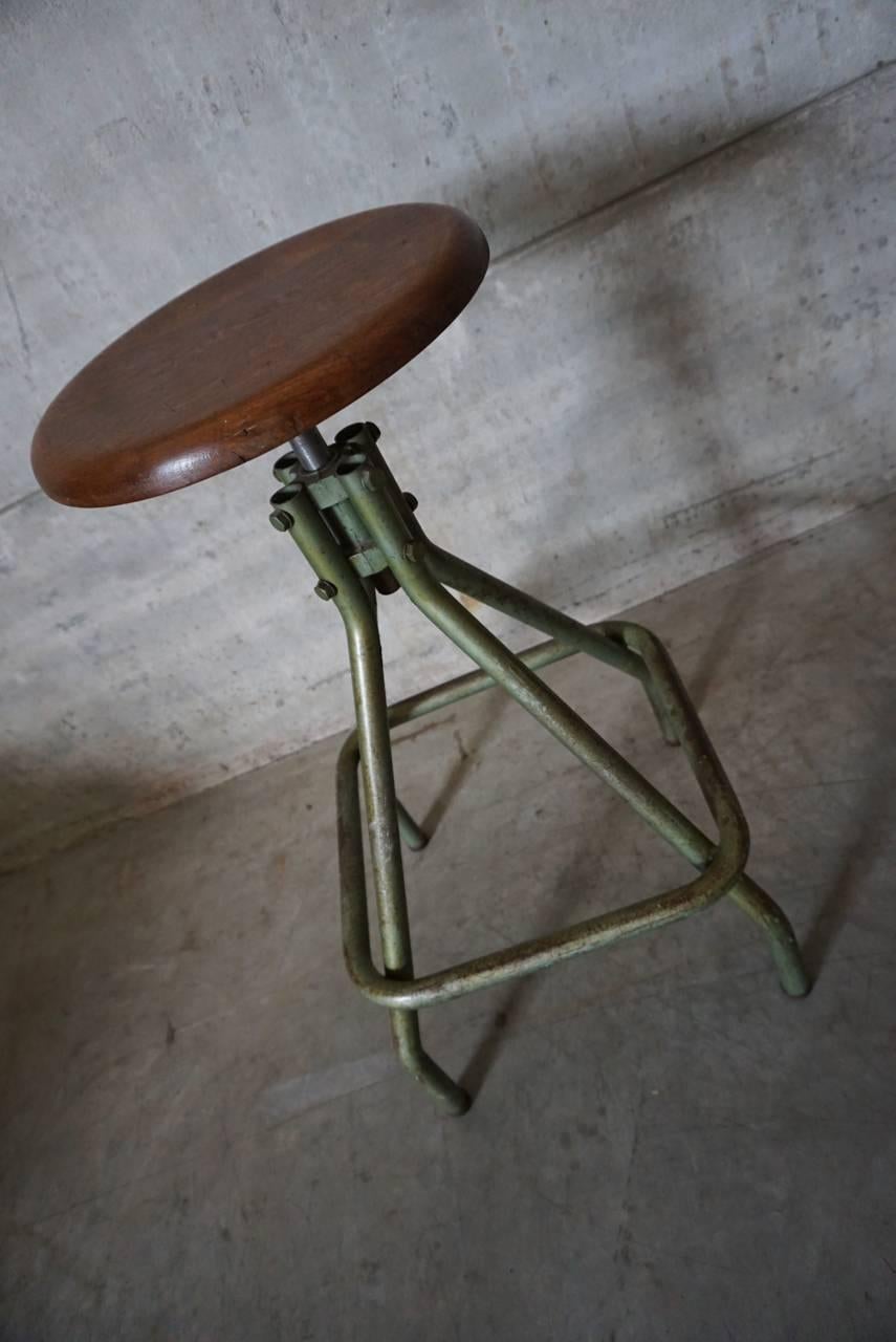 french industrial stool