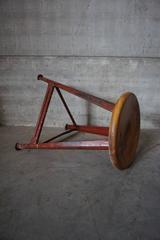 Vintage German Industrial Stool from Rowac