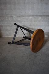 Vintage German Industrial Stool from Rowac