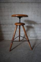 German Industrial Adjustable Stool, 1900s