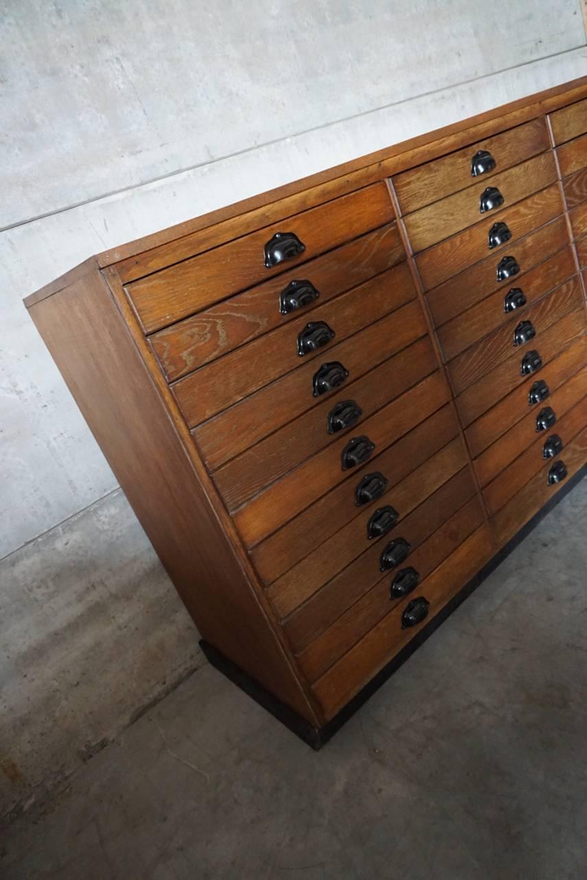 French Oak Apothecary Cabinet, 1950s 5