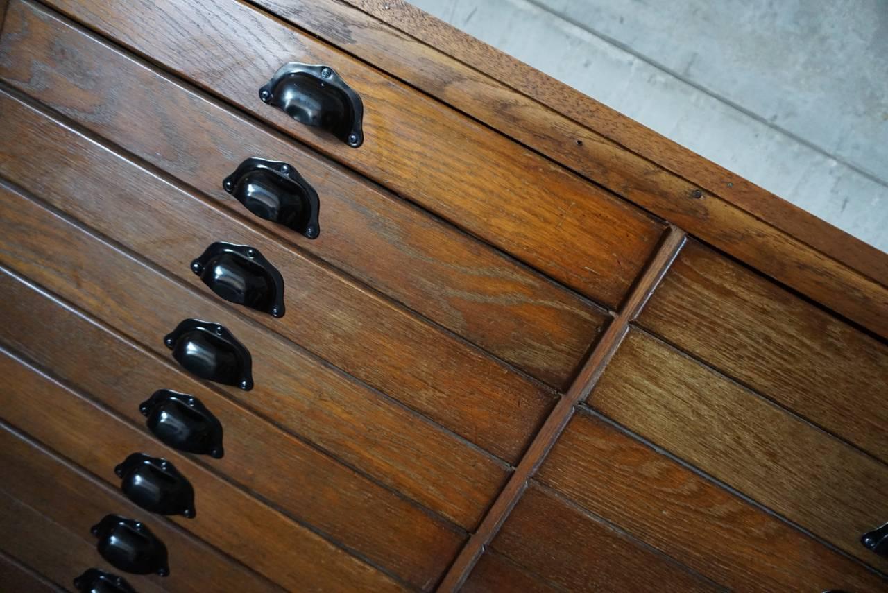 French Oak Apothecary Cabinet, 1950s 1