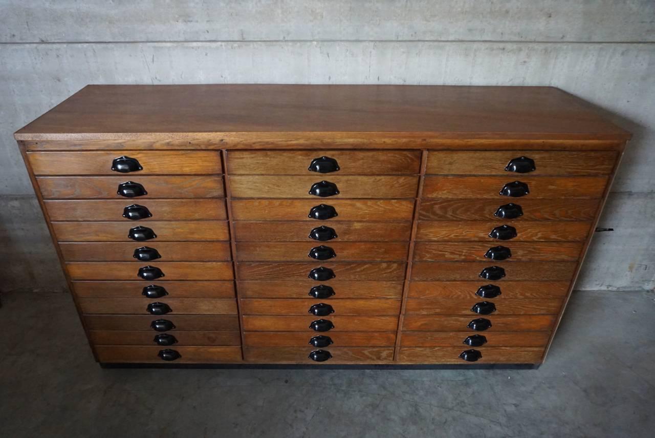 French Oak Apothecary Cabinet, 1950s 4