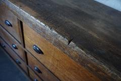 French Oak Apothecary Cabinet, 1930s