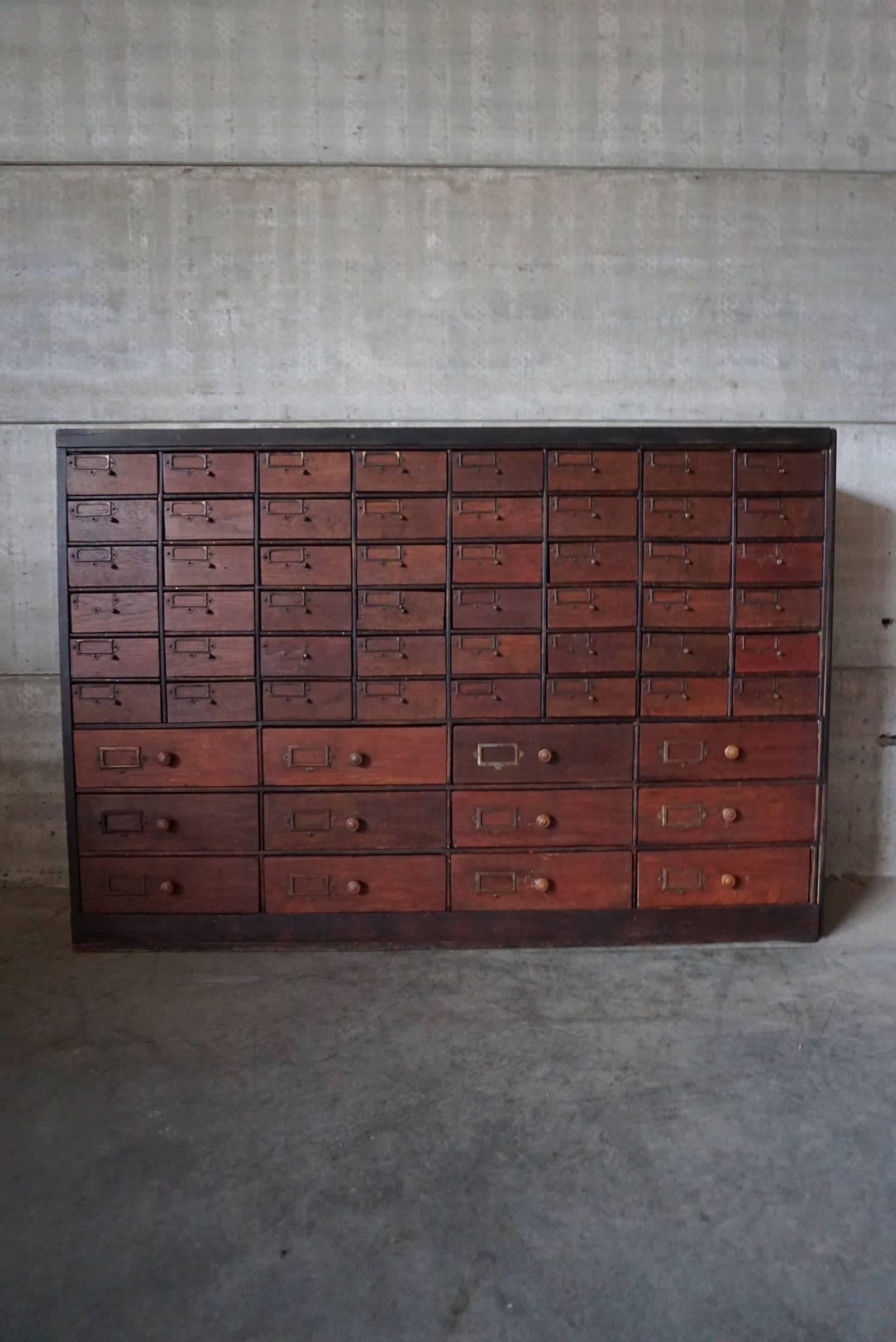 20th Century Vintage Dutch Apothecary Cabinet, 1900s