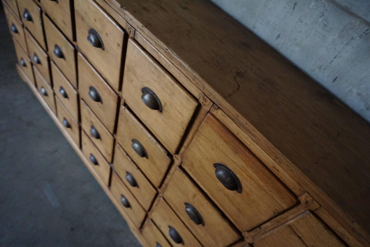 Large German Pine Apothecary 1900s For Sale at 1stdibs