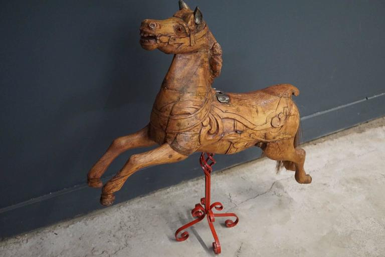 English Anderson Juvenile Carousel Horse Circa 1890s