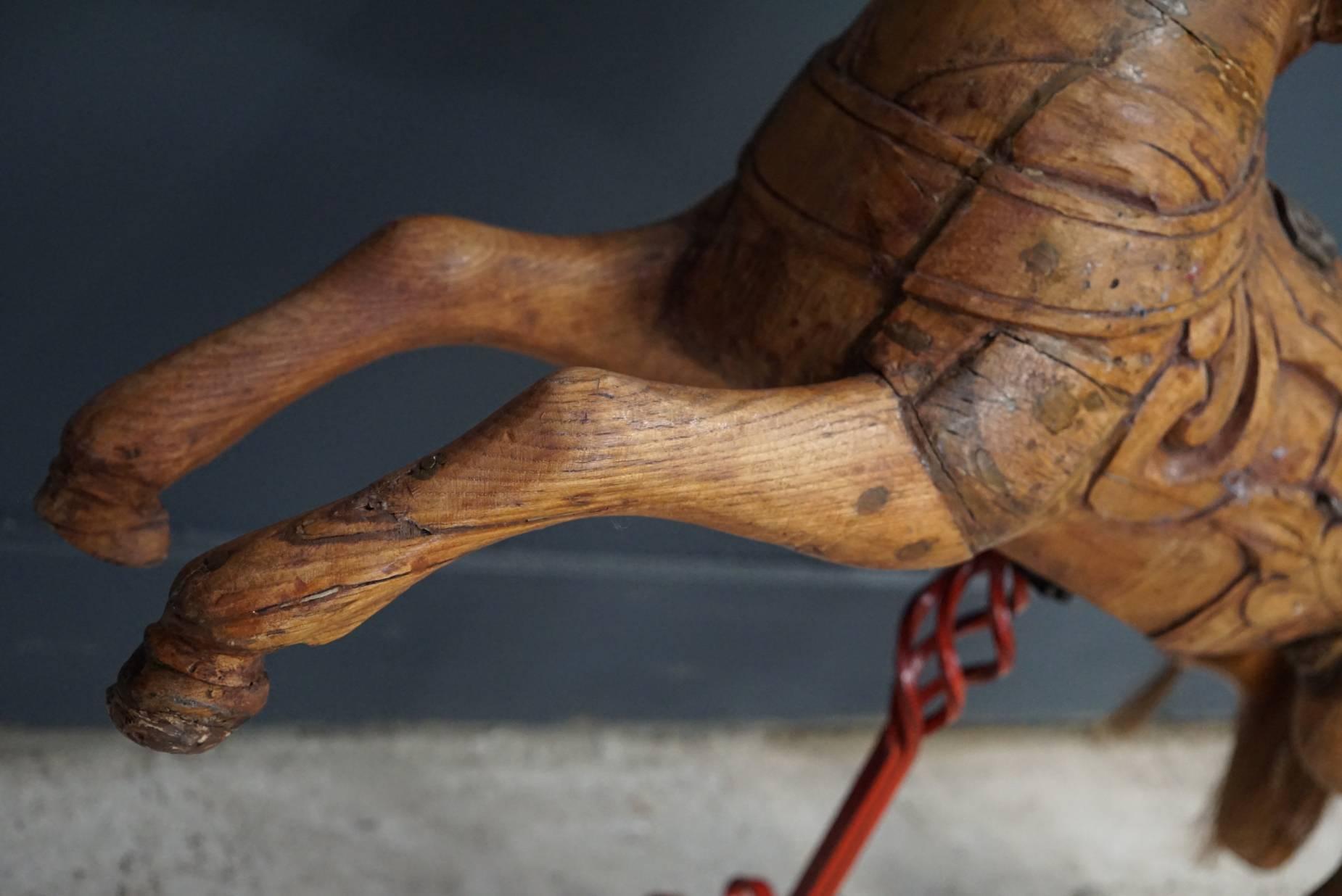 British English Anderson Juvenile Carousel Horse, circa 1890s