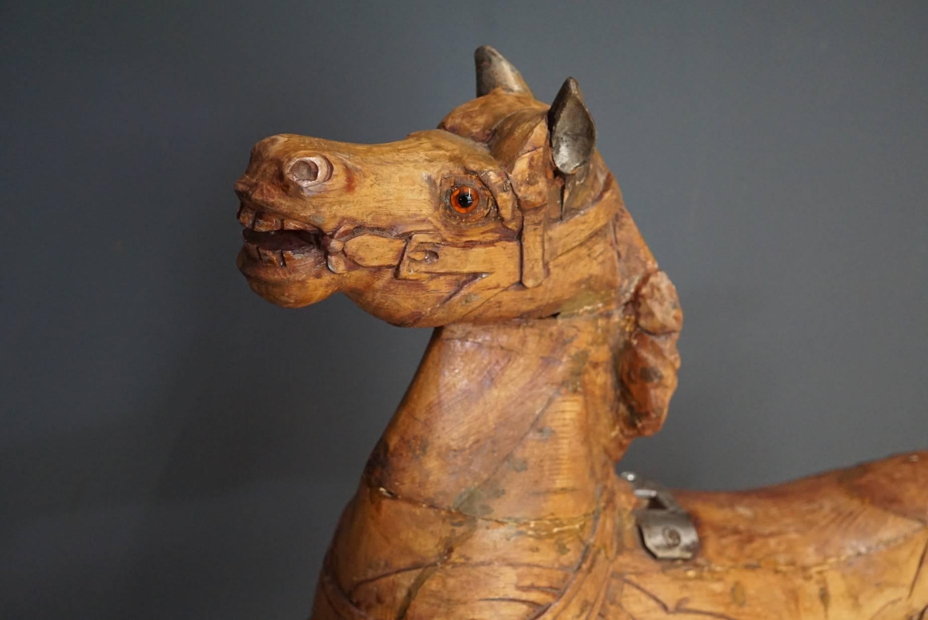 Late 19th Century English Anderson Juvenile Carousel Horse, circa 1890s