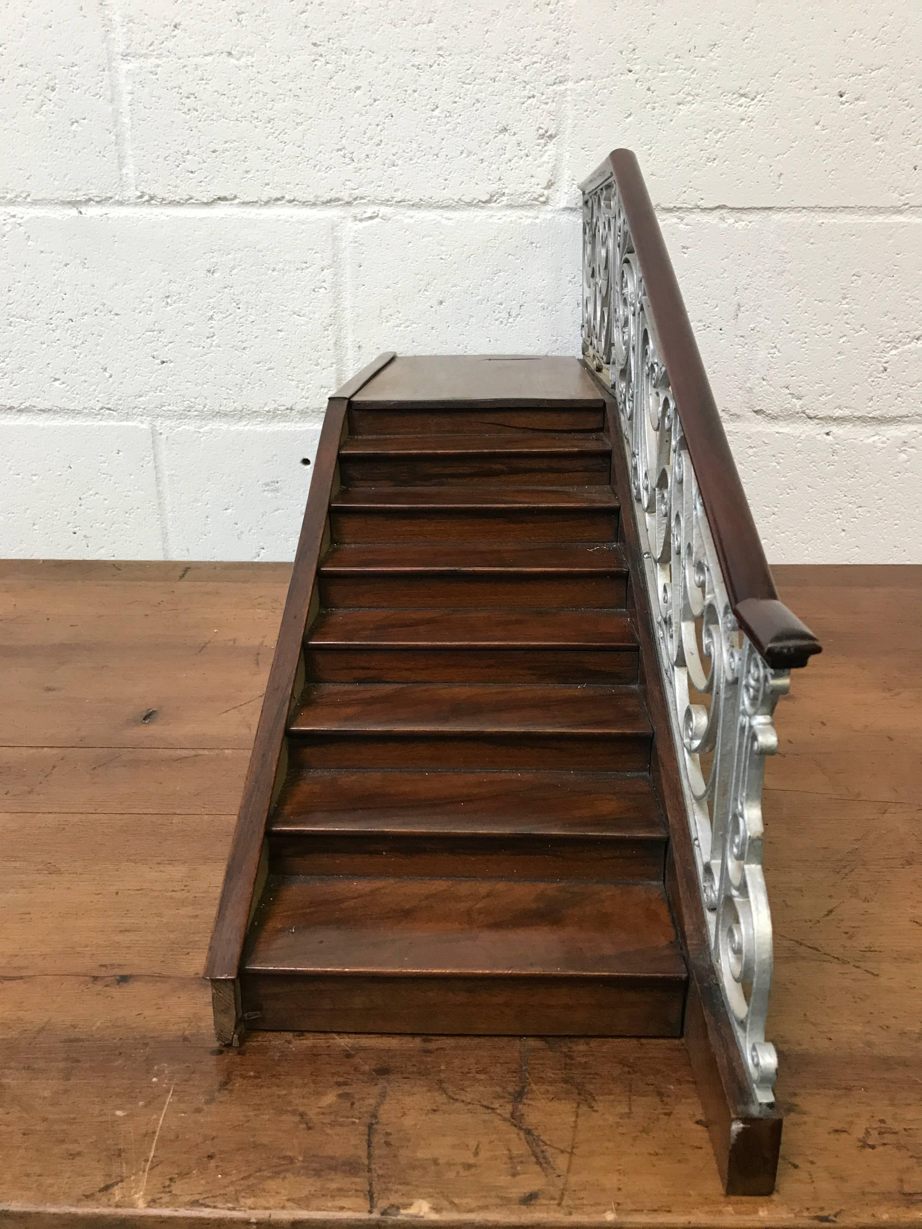 French Stair Case Model, circa 1920s In Good Condition In Nijmegen, NL