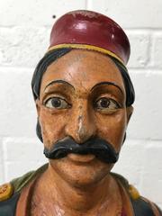 English Carved Turkish Tobacco Shop Figure, circa 1860s