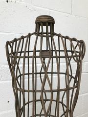 French Mannequin Wicker and Wood Early 20th Century