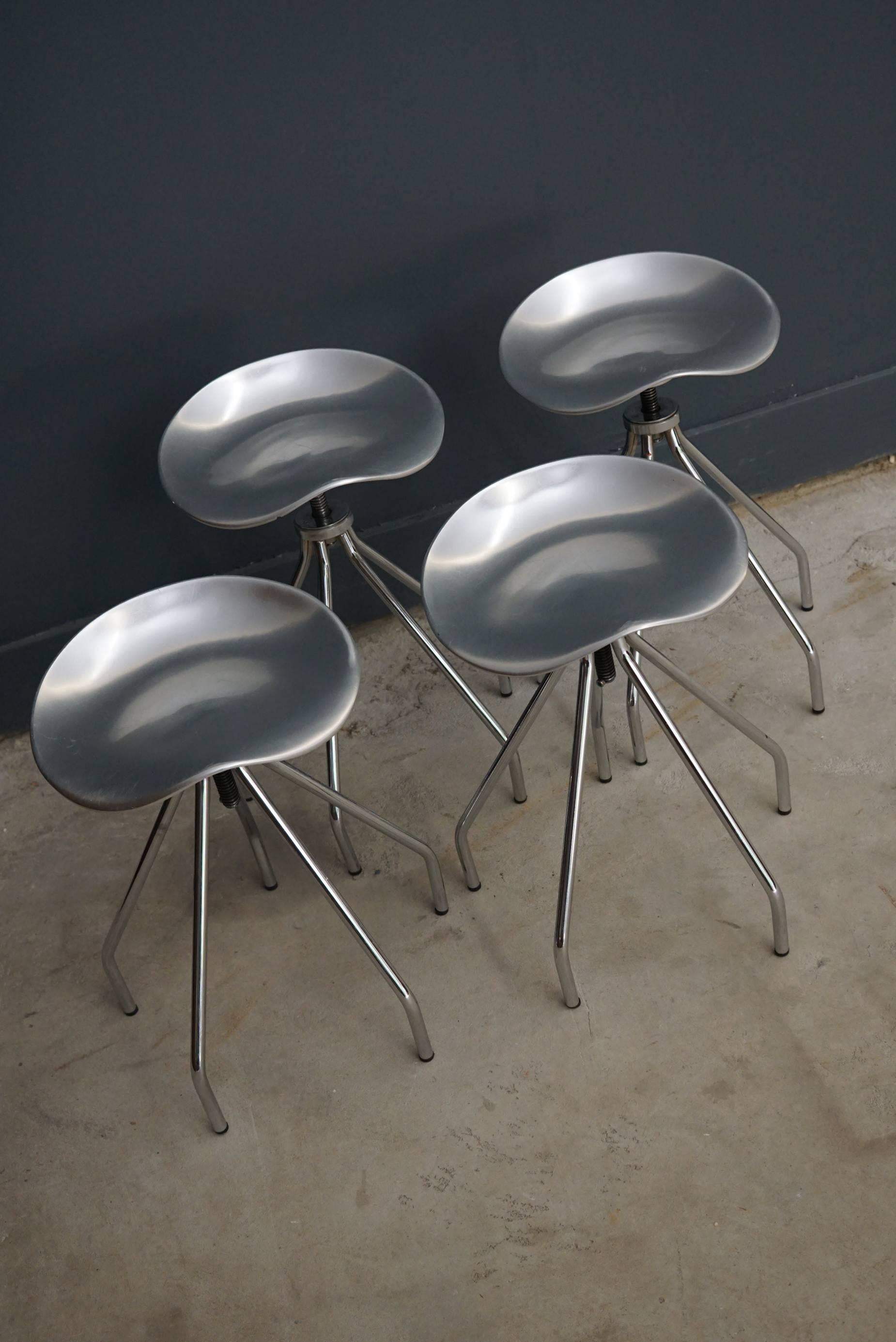 Spanish Set of Four Pepe Cortes Jamaica Stools by Amat