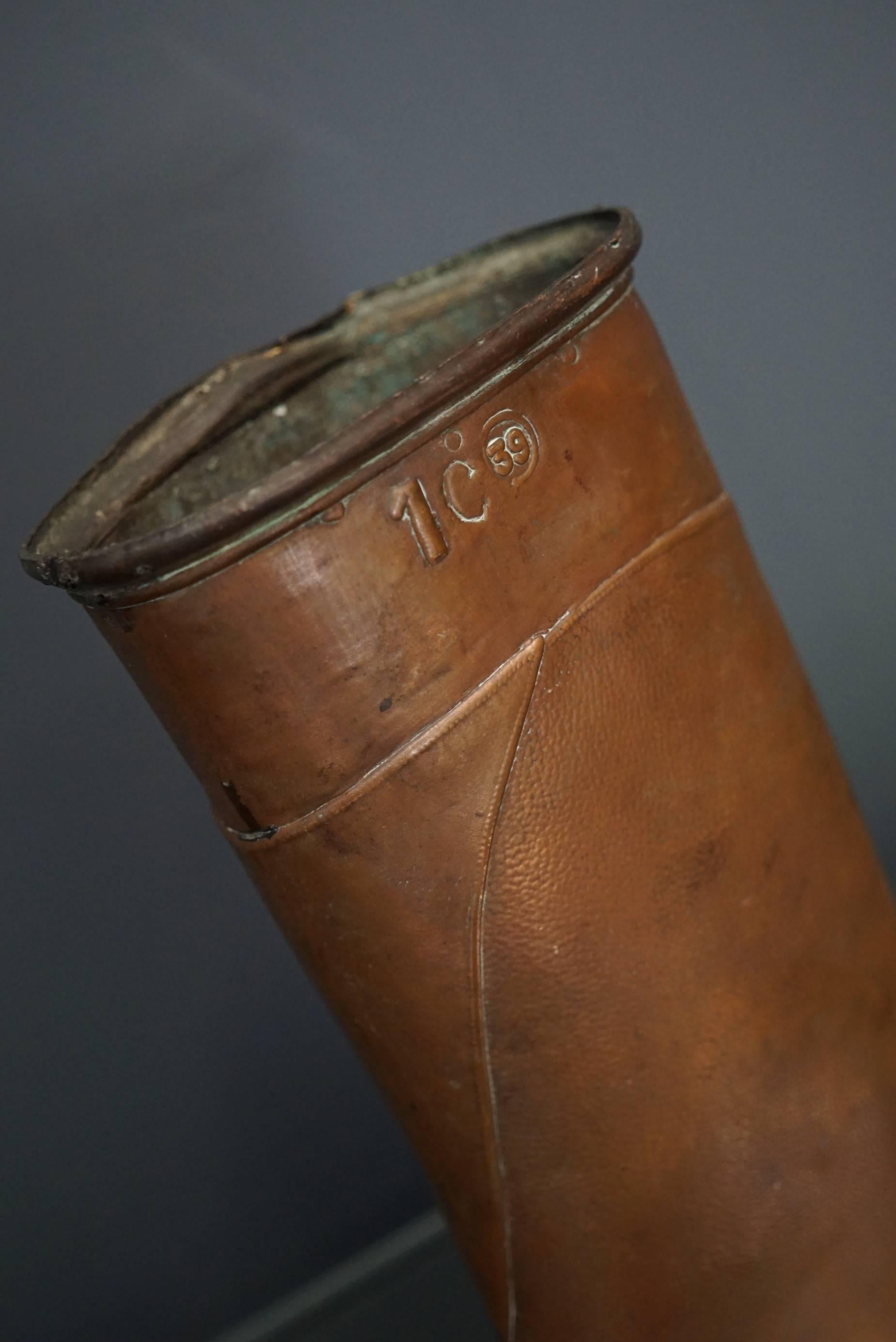 Industrial Copper Boot Mold, 1950s