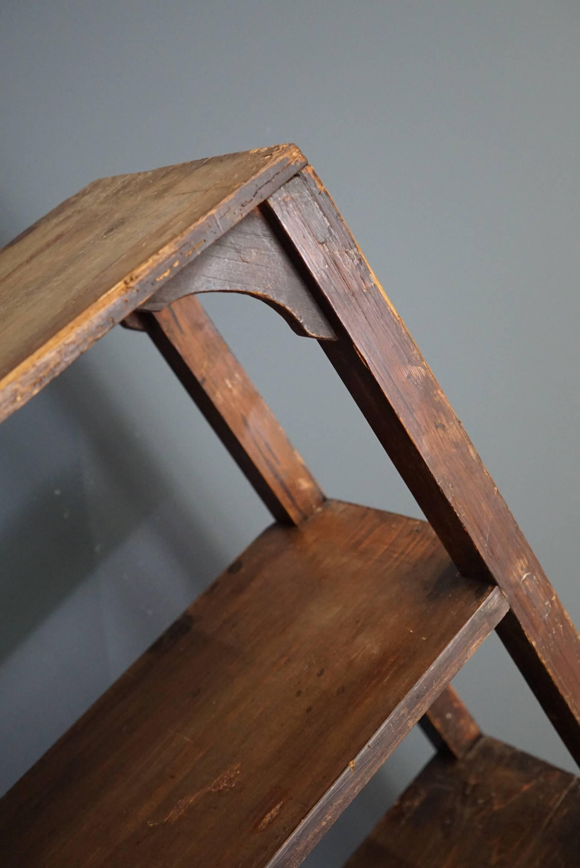 Mid-20th Century Pine Shelving Unit 1