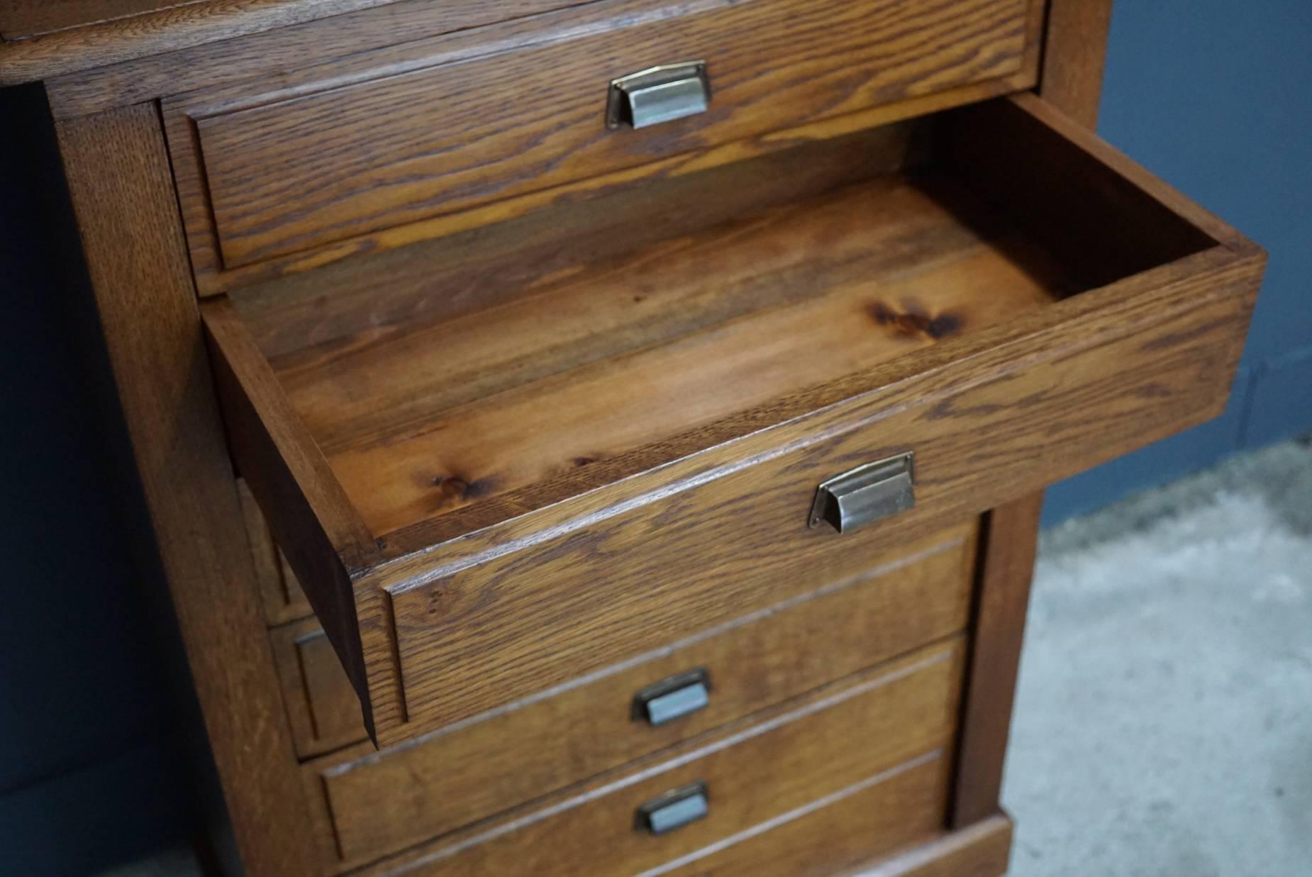 French Oak Apothecary Cabinet, 1930s 2