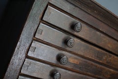 French Oak Jewelers Cabinet, circa 1900