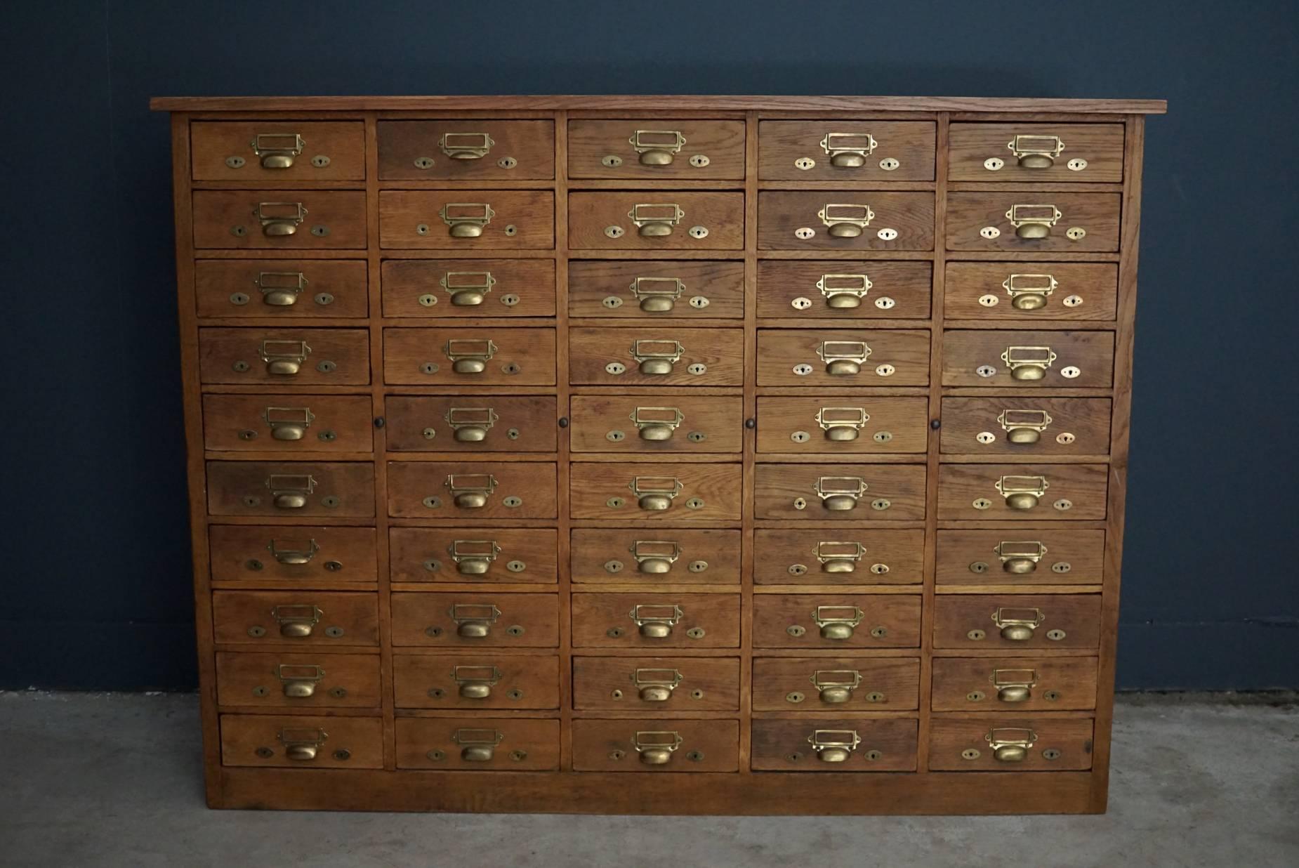 Dutch Oak Apothecary Cabinet, 1900s 2